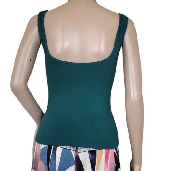 Free People Intimately Keyhole Emerald Green Top - Picture 3 of 6
